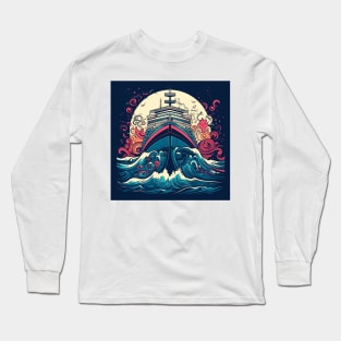 Seafarer's Journey: Unleash Your Inner Adventurer on a Cruise Ship Long Sleeve T-Shirt